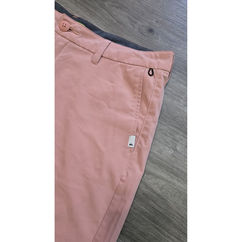 Quicksilver Amphibian Hybrid Shorts Men's 33 Pink Water Repellent Stretch - Picture 3 of 13